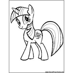 Malvorlage: Kleines Pony (Karikaturen) #42160 - Kostenlose Malvorlagen zum Ausdrucken
