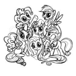 Malvorlage: Kleines Pony (Karikaturen) #42192 - Kostenlose Malvorlagen zum Ausdrucken