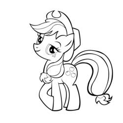 Malvorlage: Kleines Pony (Karikaturen) #42212 - Kostenlose Malvorlagen zum Ausdrucken