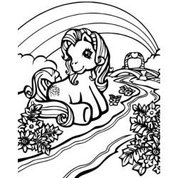 Malvorlage: Kleines Pony (Karikaturen) #42213 - Kostenlose Malvorlagen zum Ausdrucken