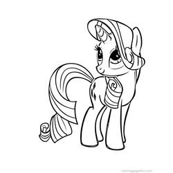 Malvorlage: Kleines Pony (Karikaturen) #42215 - Kostenlose Malvorlagen zum Ausdrucken