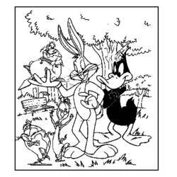 Malvorlage: Looney Tunes (Karikaturen) #39148 - Kostenlose Malvorlagen zum Ausdrucken