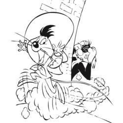 Malvorlage: Looney Tunes (Karikaturen) #39207 - Kostenlose Malvorlagen zum Ausdrucken