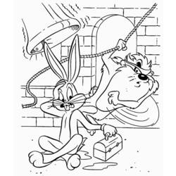 Malvorlage: Looney Tunes (Karikaturen) #39214 - Kostenlose Malvorlagen zum Ausdrucken