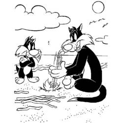 Malvorlage: Looney Tunes (Karikaturen) #39217 - Kostenlose Malvorlagen zum Ausdrucken