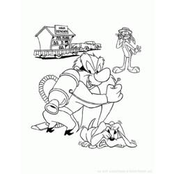 Malvorlage: Looney Tunes (Karikaturen) #39265 - Kostenlose Malvorlagen zum Ausdrucken