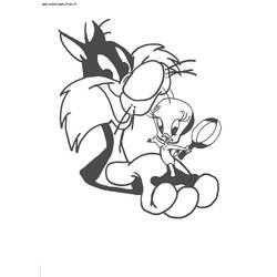 Malvorlage: Looney Tunes (Karikaturen) #39297 - Kostenlose Malvorlagen zum Ausdrucken