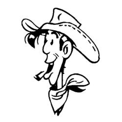 Malvorlage: Lucky Luke (Karikaturen) #25509 - Kostenlose Malvorlagen zum Ausdrucken