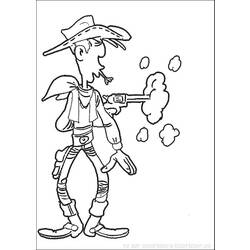 Malvorlage: Lucky Luke (Karikaturen) #25510 - Kostenlose Malvorlagen zum Ausdrucken