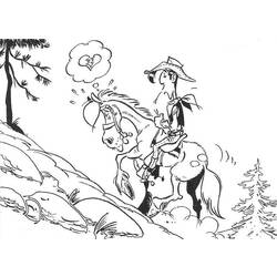 Malvorlage: Lucky Luke (Karikaturen) #25515 - Kostenlose Malvorlagen zum Ausdrucken