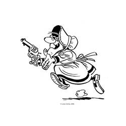 Malvorlage: Lucky Luke (Karikaturen) #25551 - Kostenlose Malvorlagen zum Ausdrucken