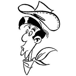 Malvorlage: Lucky Luke (Karikaturen) #25568 - Kostenlose Malvorlagen zum Ausdrucken