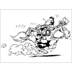 Malvorlage: Lucky Luke (Karikaturen) #25571 - Kostenlose Malvorlagen zum Ausdrucken