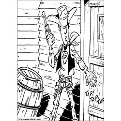 Malvorlage: Lucky Luke (Karikaturen) #25575 - Kostenlose Malvorlagen zum Ausdrucken