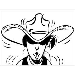 Malvorlage: Lucky Luke (Karikaturen) #25577 - Kostenlose Malvorlagen zum Ausdrucken