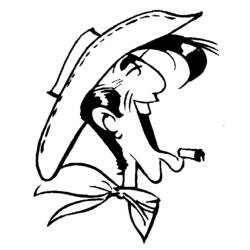 Malvorlage: Lucky Luke (Karikaturen) #25578 - Kostenlose Malvorlagen zum Ausdrucken