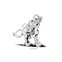 Malvorlage: Lucky Luke (Karikaturen) #25591 - Kostenlose Malvorlagen zum Ausdrucken