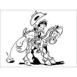 Malvorlage: Lucky Luke (Karikaturen) #25617 - Kostenlose Malvorlagen zum Ausdrucken