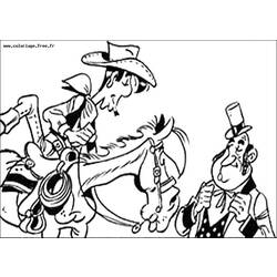 Malvorlage: Lucky Luke (Karikaturen) #25618 - Kostenlose Malvorlagen zum Ausdrucken