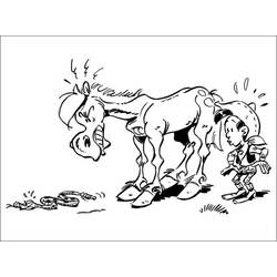 Malvorlage: Lucky Luke (Karikaturen) #25647 - Kostenlose Malvorlagen zum Ausdrucken