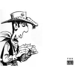 Malvorlage: Lucky Luke (Karikaturen) #25672 - Kostenlose Malvorlagen zum Ausdrucken