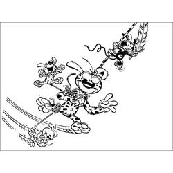 Malvorlage: Marsupilami (Karikaturen) #50115 - Kostenlose Malvorlagen zum Ausdrucken