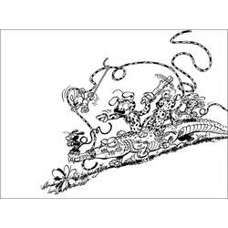 Malvorlage: Marsupilami (Karikaturen) #50158 - Kostenlose Malvorlagen zum Ausdrucken