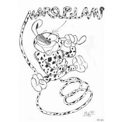 Malvorlage: Marsupilami (Karikaturen) #50207 - Kostenlose Malvorlagen zum Ausdrucken