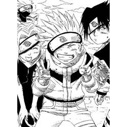 Malvorlage: Naruto (Karikaturen) #38431 - Kostenlose Malvorlagen zum Ausdrucken