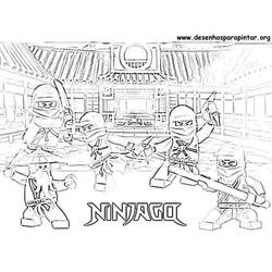 Zeichnungen zum Ausmalen: Ninjago - Kostenlose Malvorlagen zum Ausdrucken