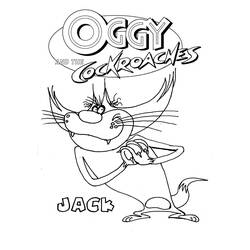 Malvorlage: Oggy und die Kakerlaken (Karikaturen) #37863 - Kostenlose Malvorlagen zum Ausdrucken