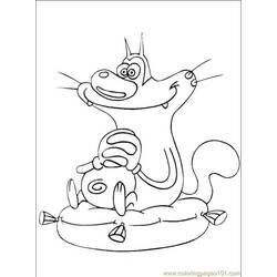 Malvorlage: Oggy und die Kakerlaken (Karikaturen) #37864 - Kostenlose Malvorlagen zum Ausdrucken
