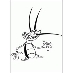Malvorlage: Oggy und die Kakerlaken (Karikaturen) #37893 - Kostenlose Malvorlagen zum Ausdrucken