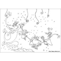 Malvorlage: Oggy und die Kakerlaken (Karikaturen) #37942 - Kostenlose Malvorlagen zum Ausdrucken