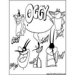 Malvorlage: Oggy und die Kakerlaken (Karikaturen) #37952 - Kostenlose Malvorlagen zum Ausdrucken