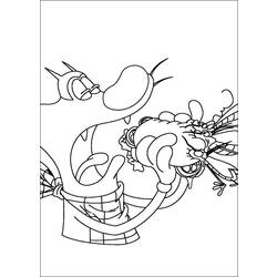 Malvorlage: Oggy und die Kakerlaken (Karikaturen) #37957 - Kostenlose Malvorlagen zum Ausdrucken