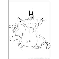 Malvorlage: Oggy und die Kakerlaken (Karikaturen) #37960 - Kostenlose Malvorlagen zum Ausdrucken