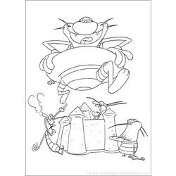 Malvorlage: Oggy und die Kakerlaken (Karikaturen) #37969 - Kostenlose Malvorlagen zum Ausdrucken