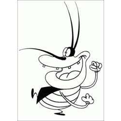 Malvorlage: Oggy und die Kakerlaken (Karikaturen) #37974 - Kostenlose Malvorlagen zum Ausdrucken