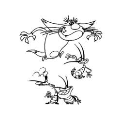 Malvorlage: Oggy und die Kakerlaken (Karikaturen) #38006 - Kostenlose Malvorlagen zum Ausdrucken