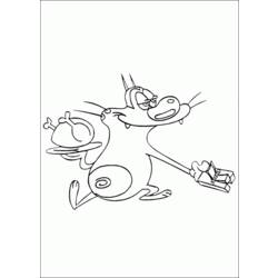 Malvorlage: Oggy und die Kakerlaken (Karikaturen) #38009 - Kostenlose Malvorlagen zum Ausdrucken