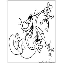 Malvorlage: Oggy und die Kakerlaken (Karikaturen) #38021 - Kostenlose Malvorlagen zum Ausdrucken