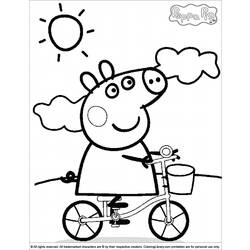 Malvorlage: Peppa Pig (Karikaturen) #43910 - Kostenlose Malvorlagen zum Ausdrucken