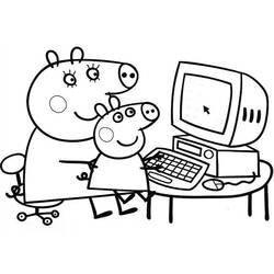 Malvorlage: Peppa Pig (Karikaturen) #43922 - Kostenlose Malvorlagen zum Ausdrucken