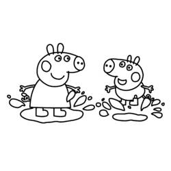 Malvorlage: Peppa Pig (Karikaturen) #43923 - Kostenlose Malvorlagen zum Ausdrucken