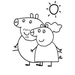 Malvorlage: Peppa Pig (Karikaturen) #43925 - Kostenlose Malvorlagen zum Ausdrucken