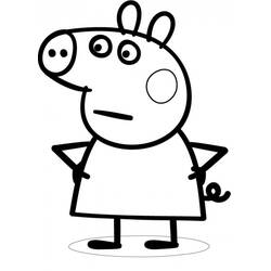 Malvorlage: Peppa Pig (Karikaturen) #43937 - Kostenlose Malvorlagen zum Ausdrucken