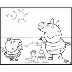 Malvorlage: Peppa Pig (Karikaturen) #43941 - Kostenlose Malvorlagen zum Ausdrucken