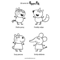 Malvorlage: Peppa Pig (Karikaturen) #43943 - Kostenlose Malvorlagen zum Ausdrucken
