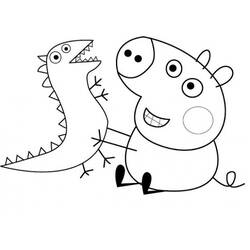 Malvorlage: Peppa Pig (Karikaturen) #43944 - Kostenlose Malvorlagen zum Ausdrucken